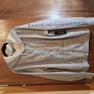 NWT Bebe Sport gray logo hoodie 3x